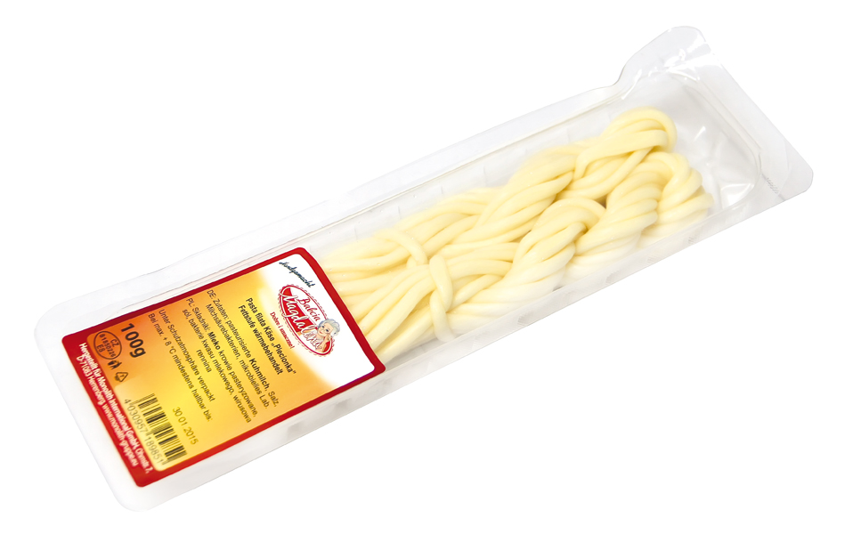 Pasta Filata kaas "Plecionka" vetniveau verwarmd