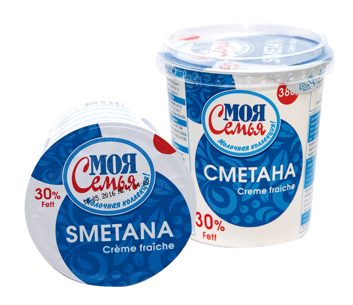 Crème fraîche "Moja semja" 30% vet
