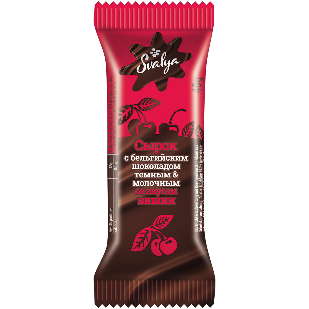 Kwarkreep met kersensmaak – in Belgische chocolade