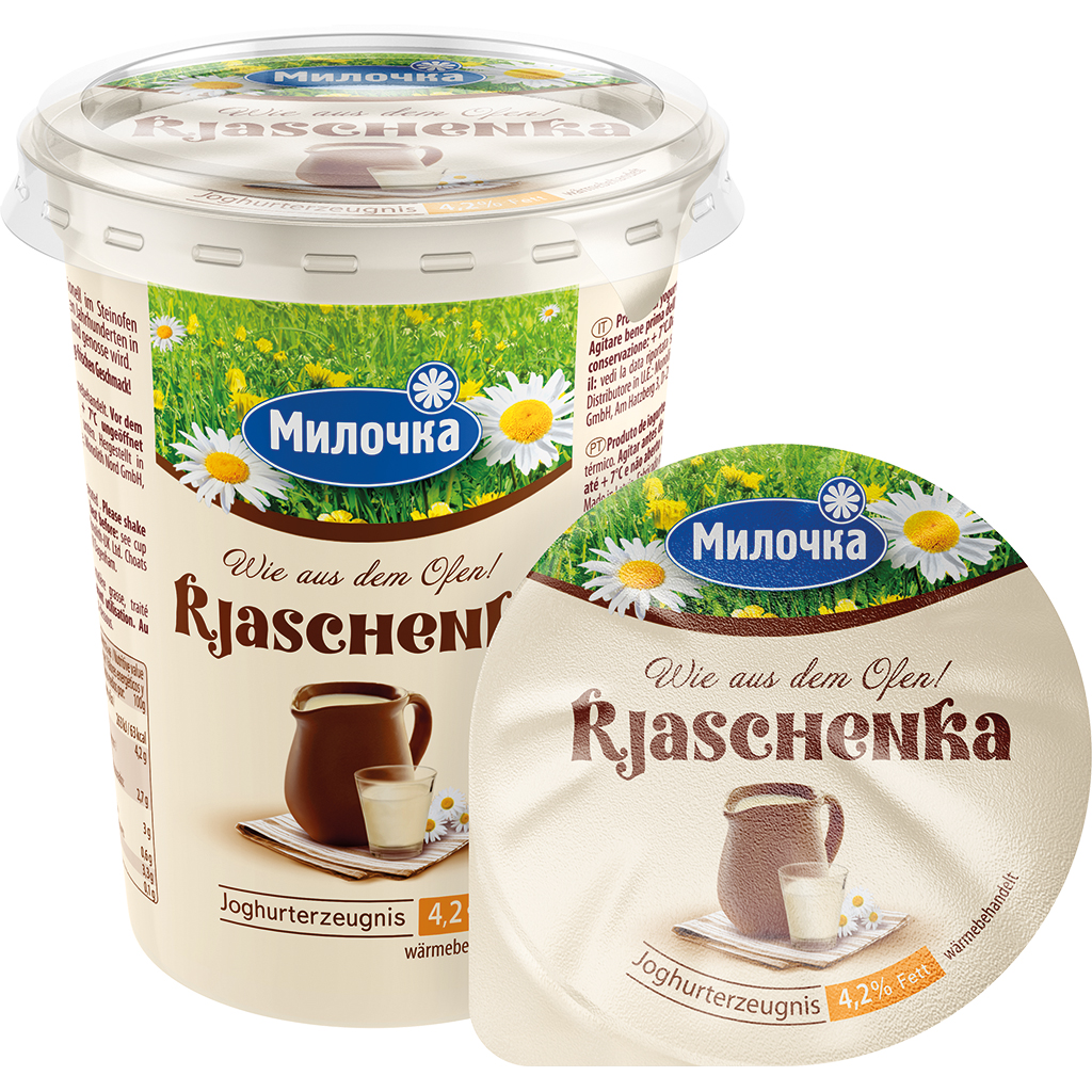 Gefermenteerd melkproduct “Rjaschenka” Milochka