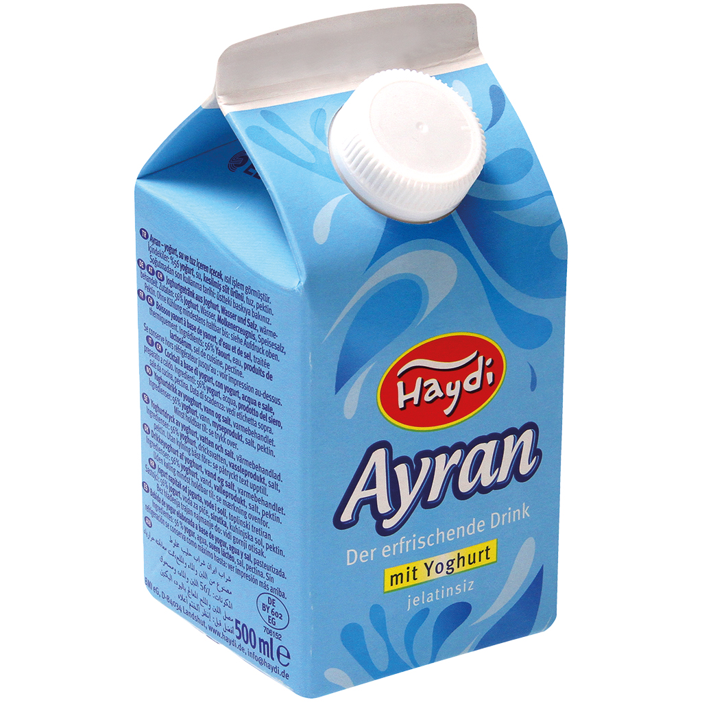 Yoghurt drank "Ayran" van yoghurt, water en zout, warmtebeha