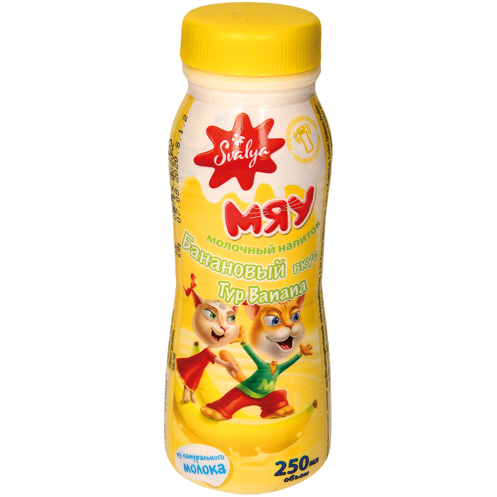 Молочный напиток "Mяу" банановый вкус