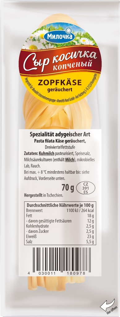 Gerookte pasta filata kaas