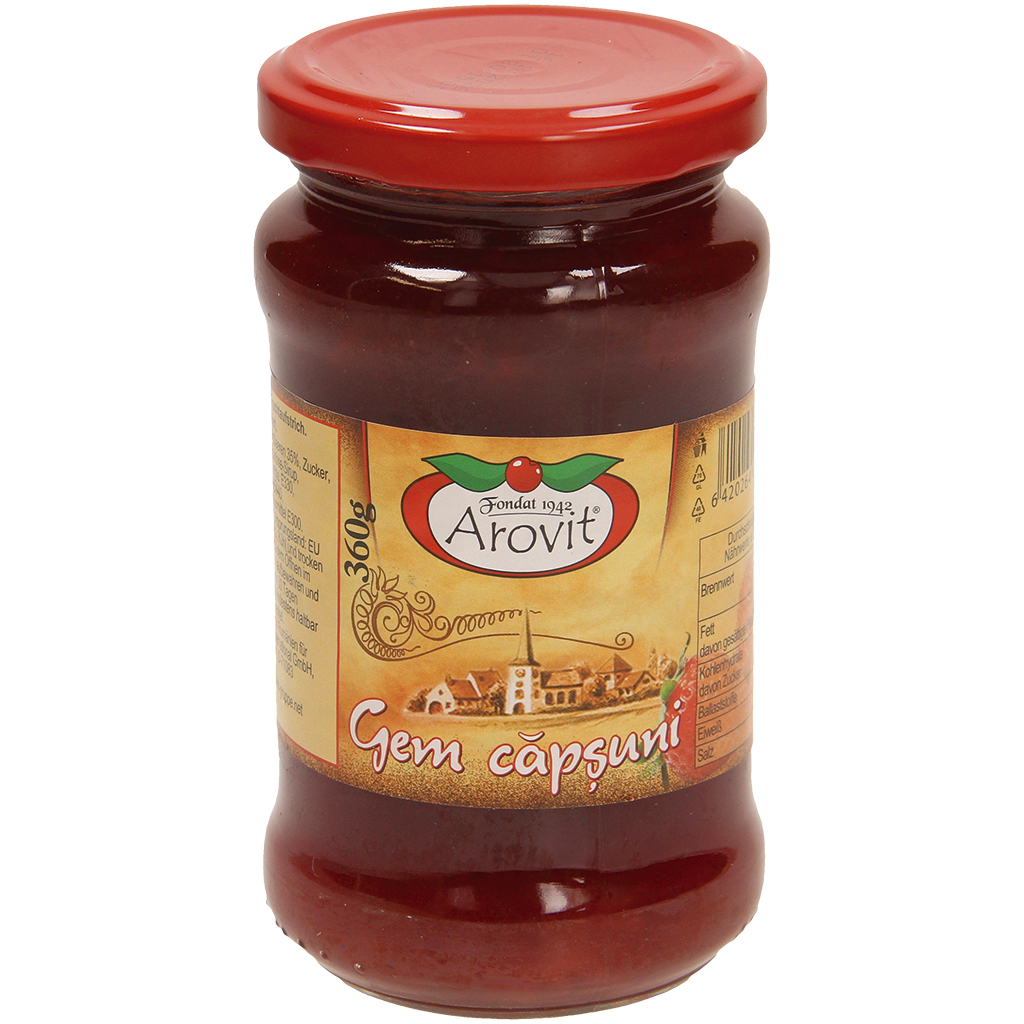 Aardbeienfruitspread. Gepasteuriseerd.