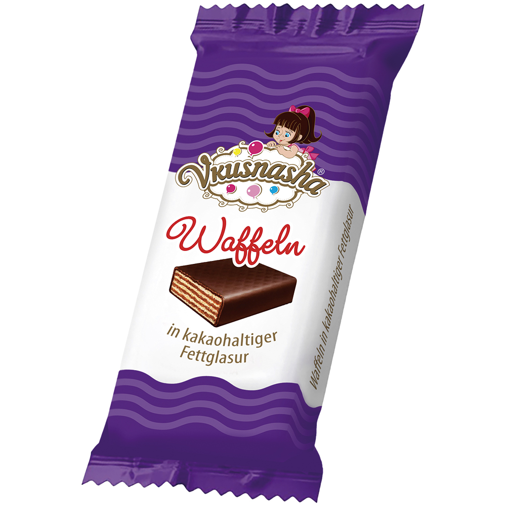 Конфеты вафельные глазированные "Vkusnasha"