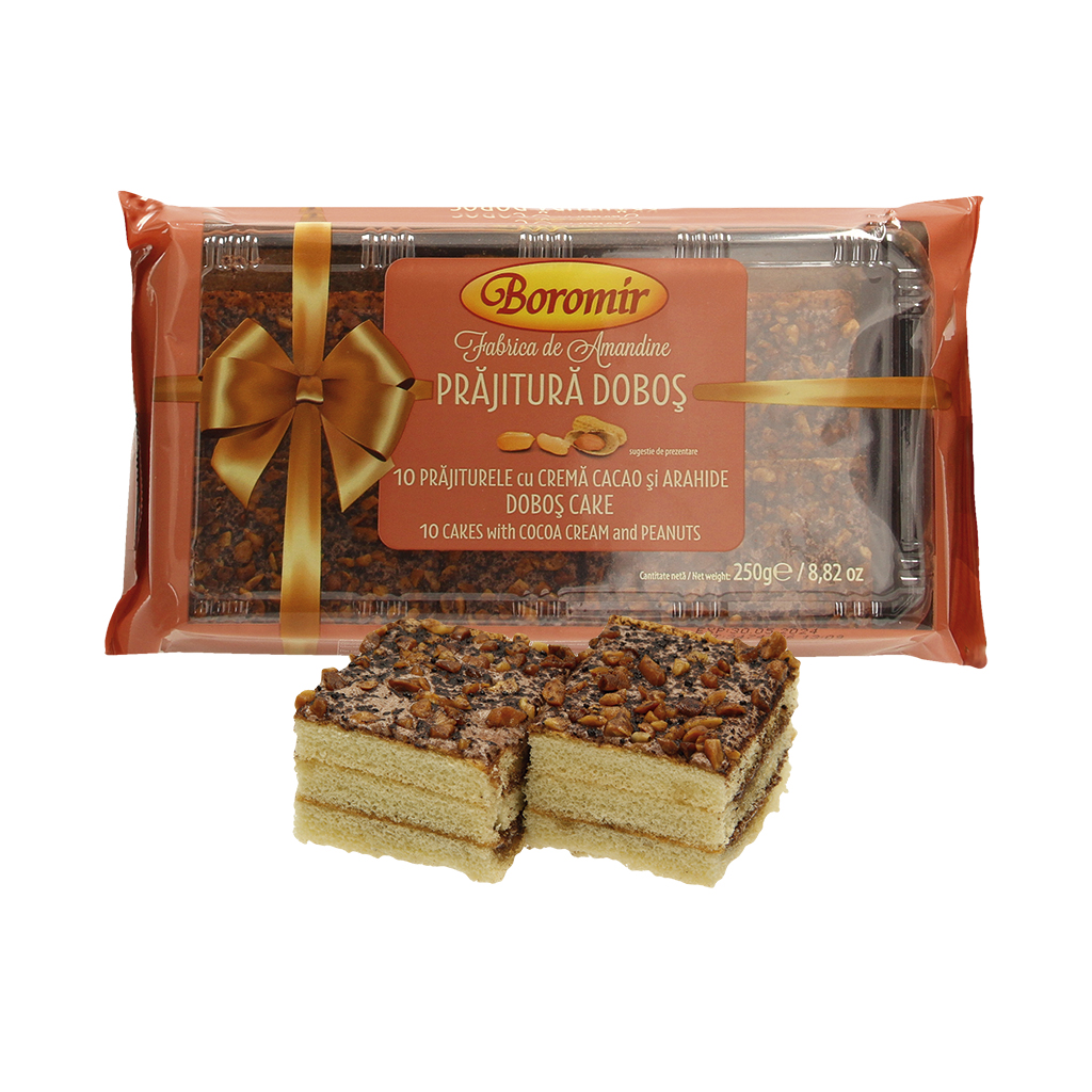 Tортики с 30% кремом со вкусом какао, украшенные измельченны