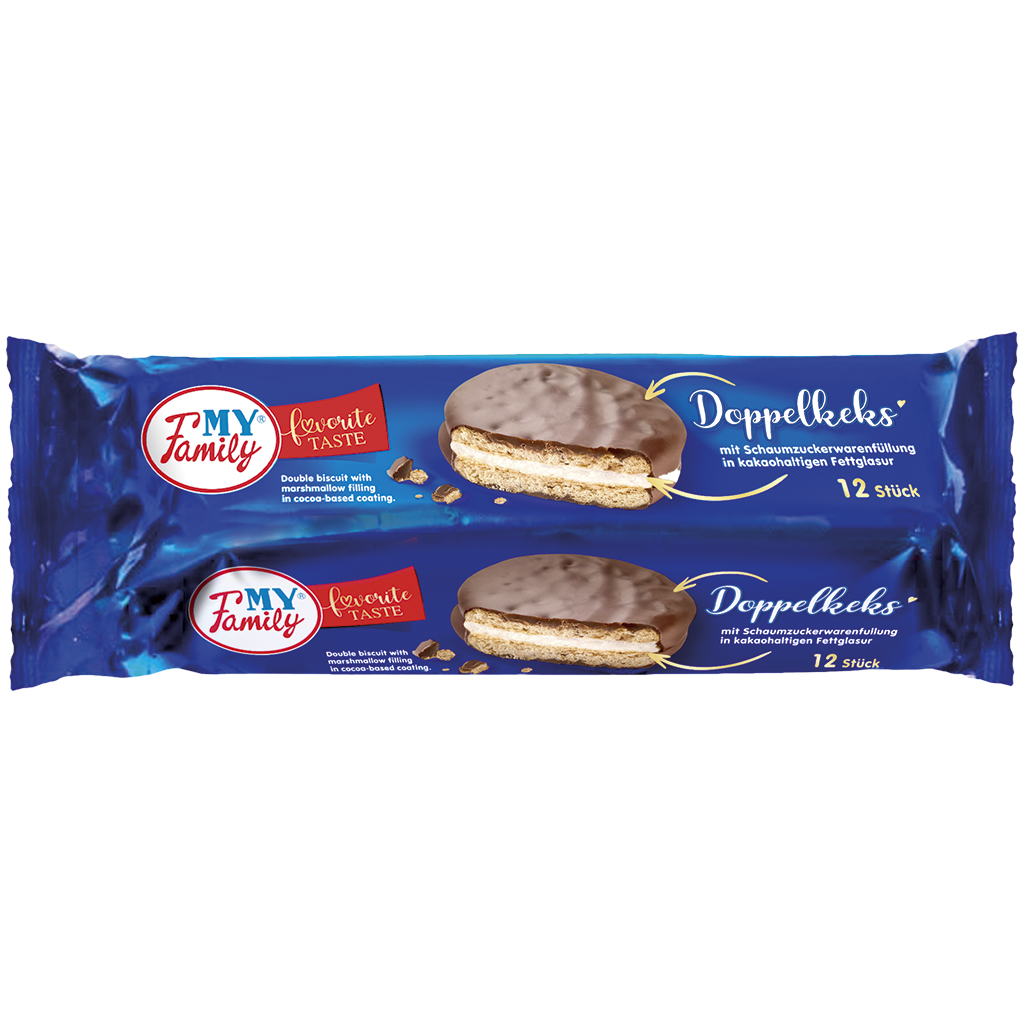 "MY FAMILY" Печенье,сбивная начинка в какаосодержащей глазур