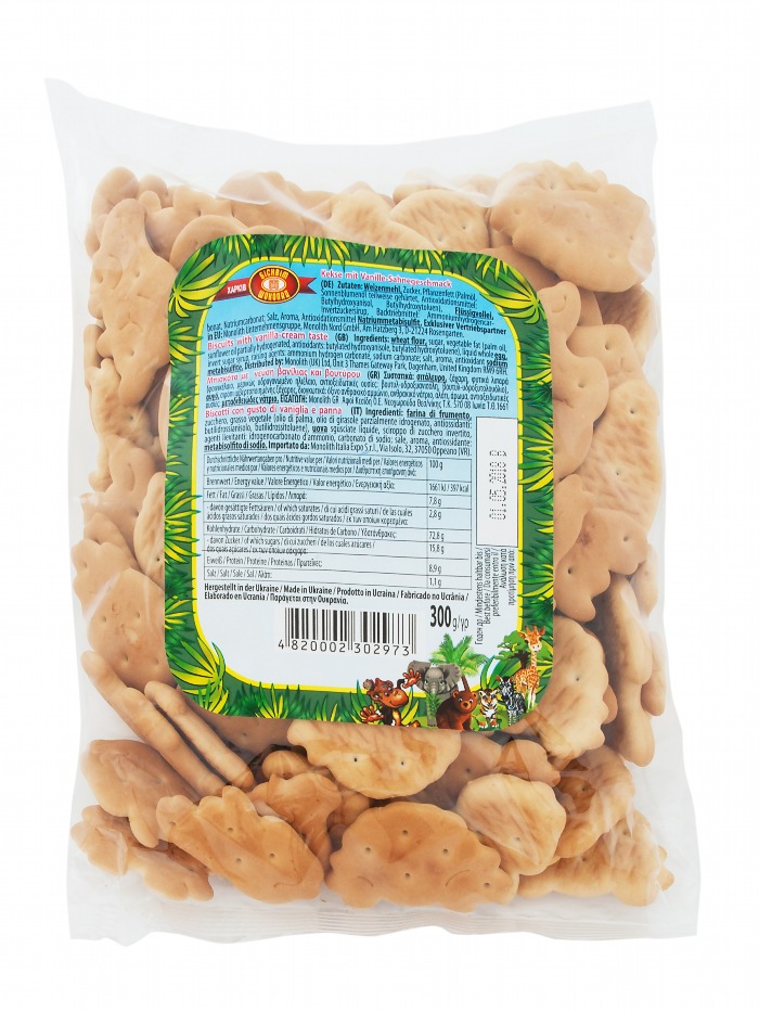 Печенье с ванильно-сливочным вкусом