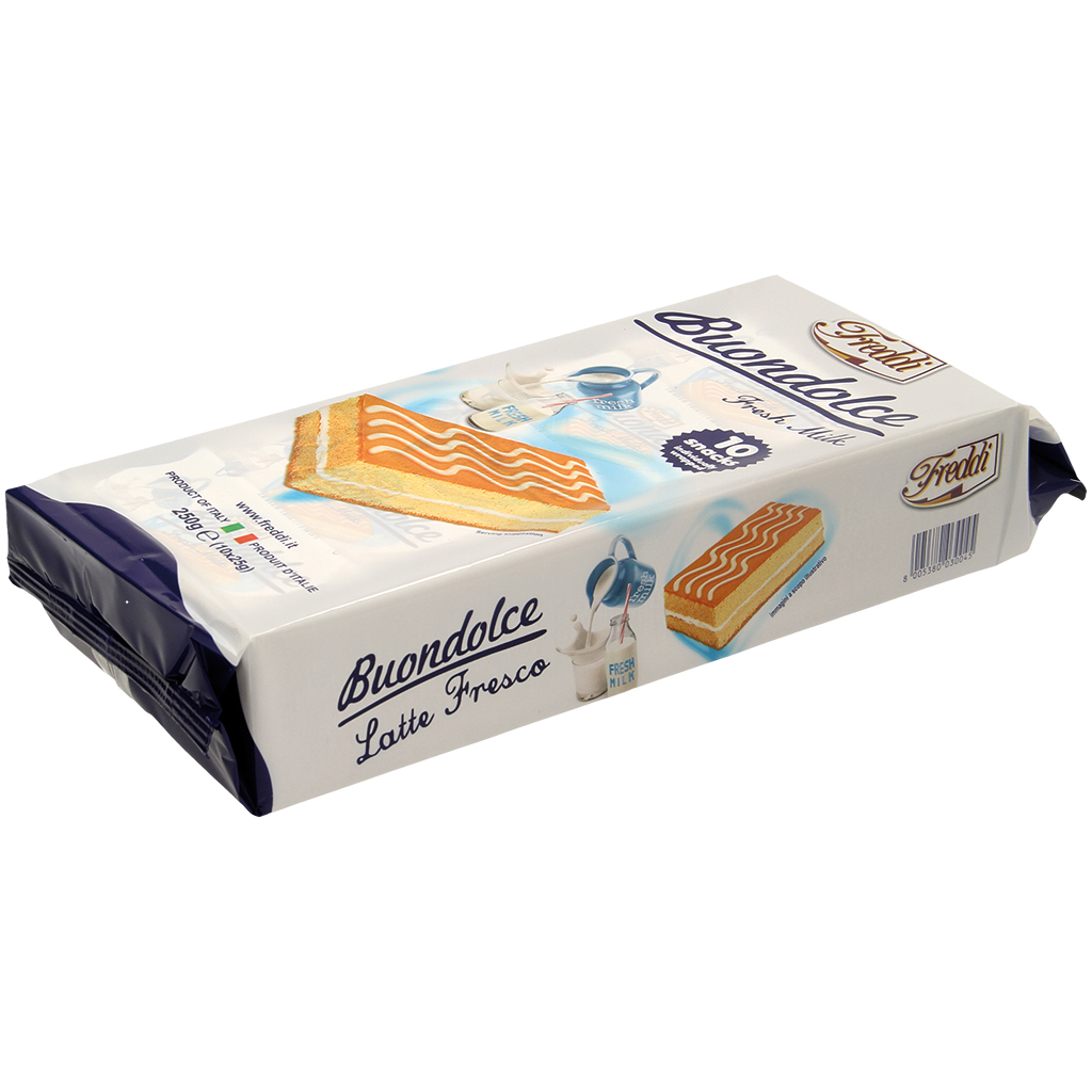 Biscuitrol met melkvulling