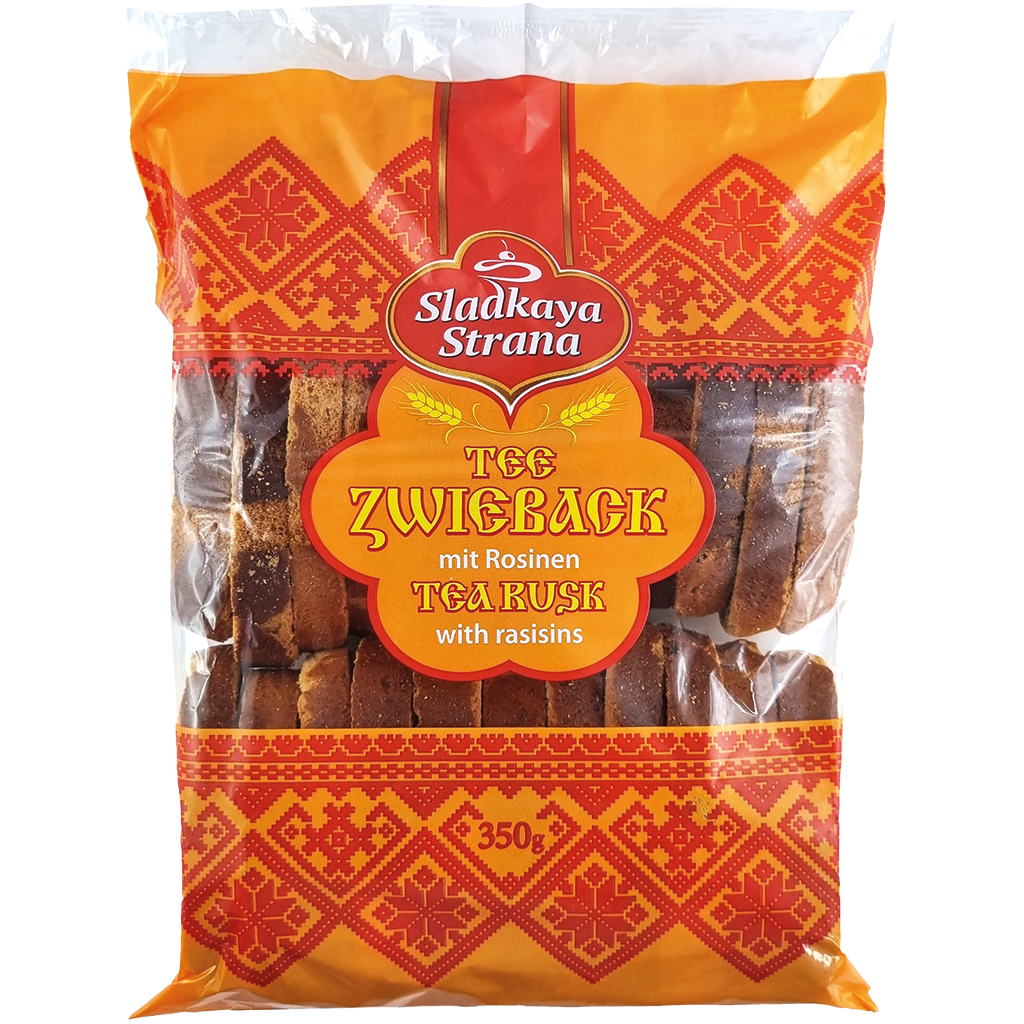 Geroosterd brood met rozijnen "Chajnije"