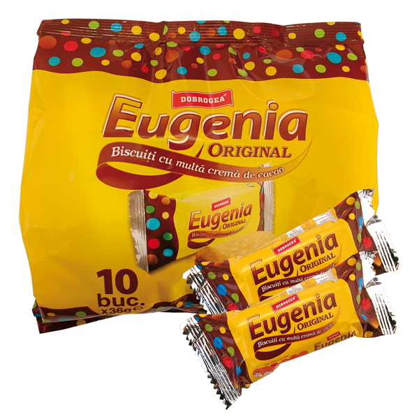 Biscuitkoekjes "Evgenija" met chocoladecrème