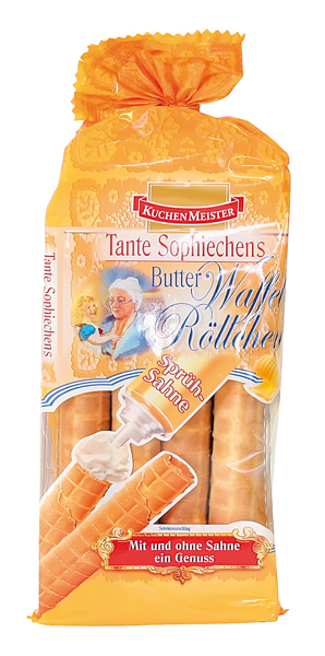 Boter wafelrolletjes