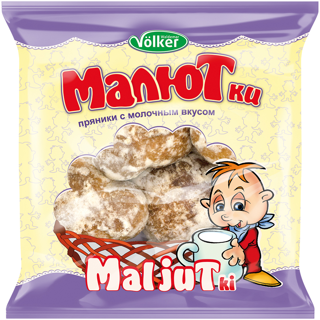 Zoet gebak "Prjaniki-Malyutki" met melk smaak