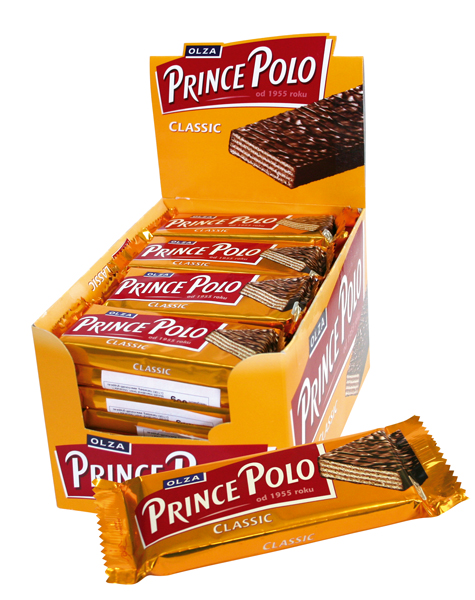 Вафельный батончик "Prince Polo classic" с какао содержащим