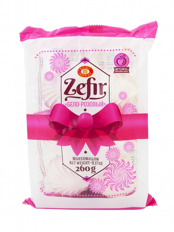 Зефир с малиновым и ванильным вкусом