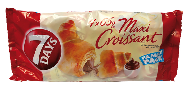 Круассаны с какао начинкой