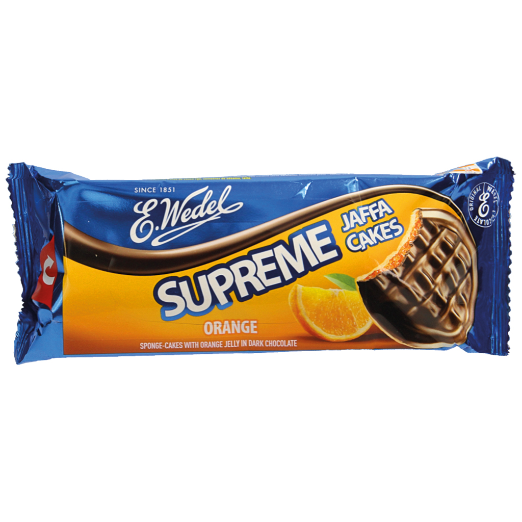 WEDEL eiervormige koekjes met sinaasappel-gelvulling