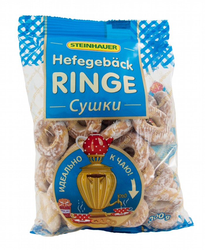 Gistdeegringen "Schneeflocke" met suikersiroop (17%)