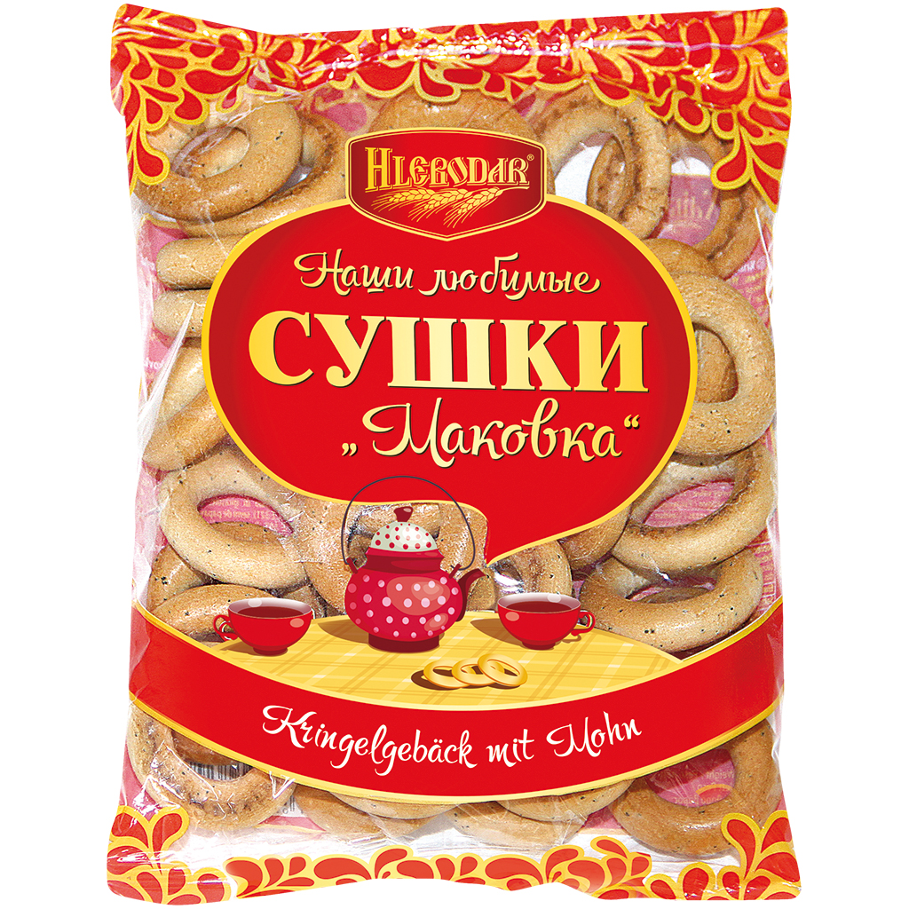 Kringergebak met maanzaad "Makovka"