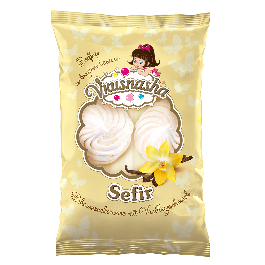 Schuimsuikerwaren met vanillesmaak "Sefir Vanilniy"