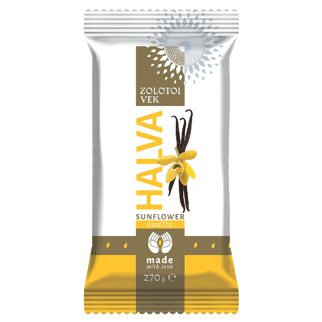 Халва подсолнечная, ванильная