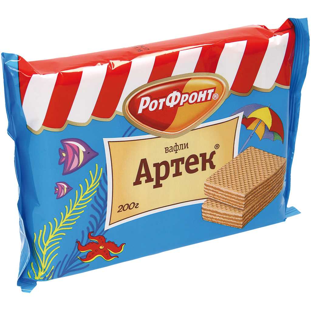 Вафли с 75% кремовой начинки с ванильно-шоколадным вкусом