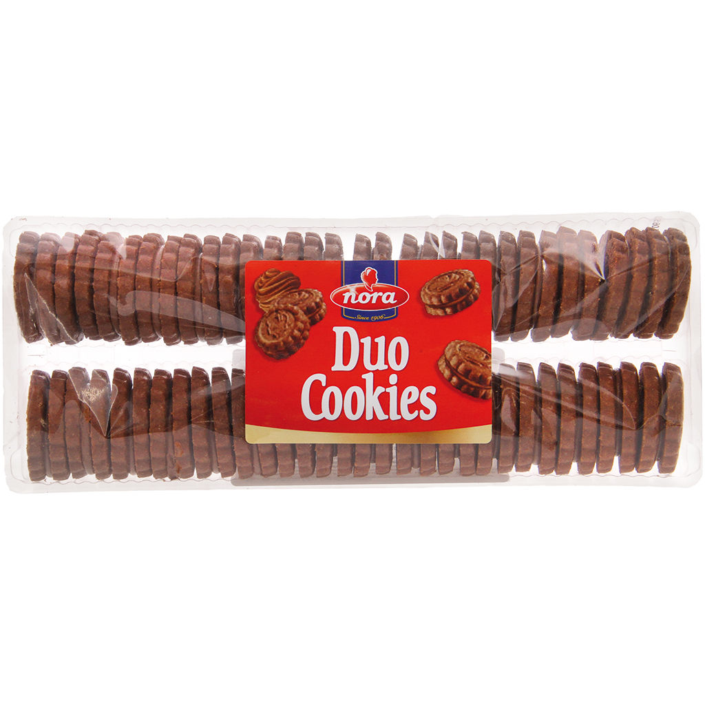 Шоколадное печенье с шоколадной начинкой