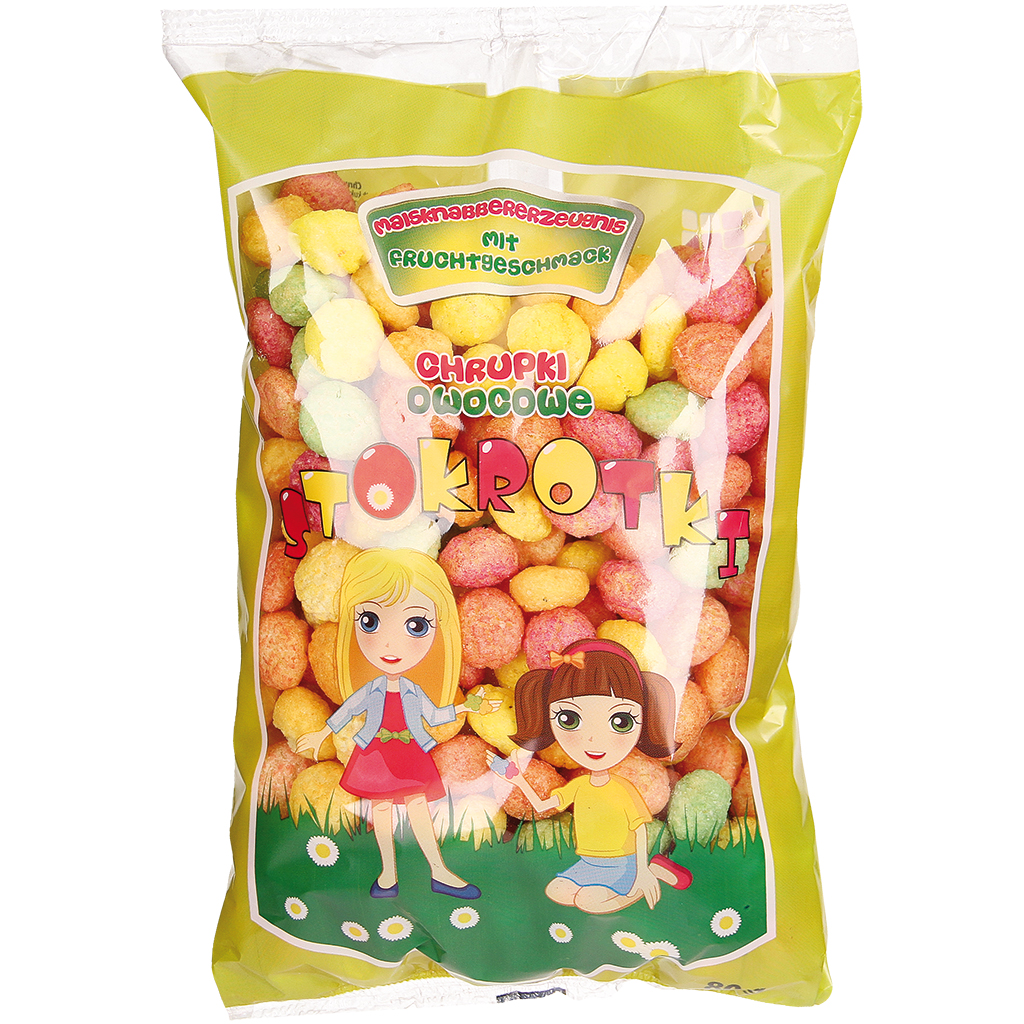 Кукурузные шарика с фруктовым вкусом "Stokrotki"