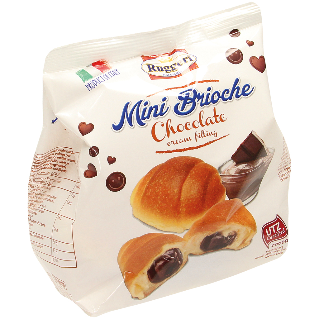"Mini croissant chocolade" - Gistgebak met chocoladevulling