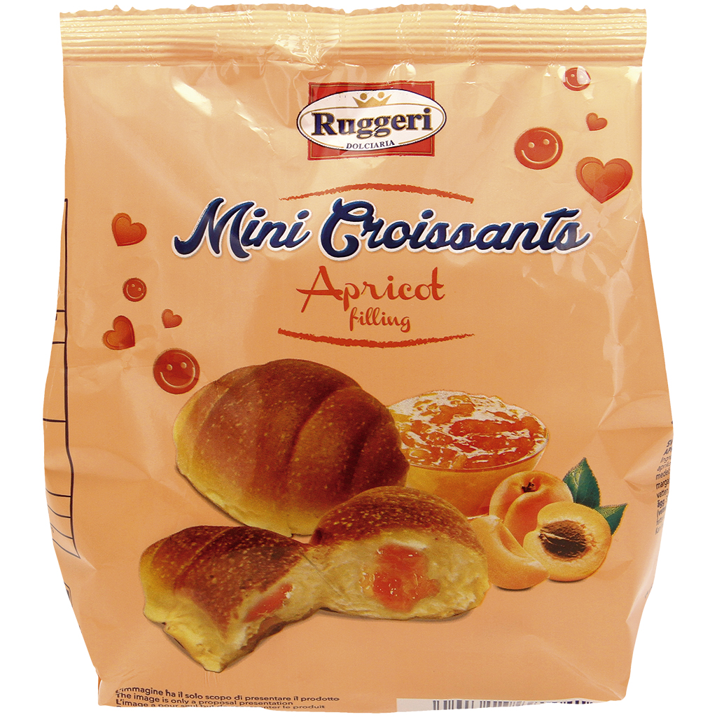 "Mini croissant abrikoos" - zuurdesembrood met 23% vulling
