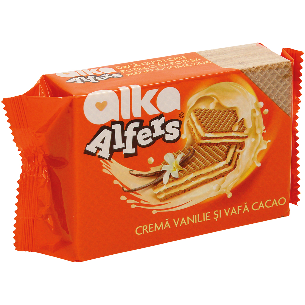 Napolitane crema de vanilie