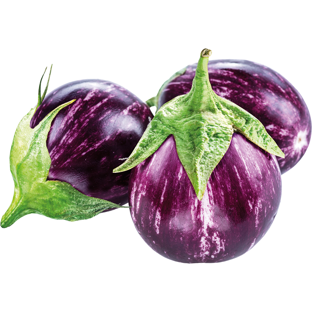 Aubergine rond