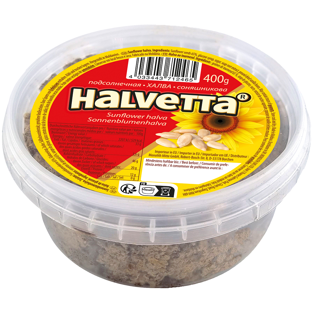 "HALVETTA" Zonnebloemhalva