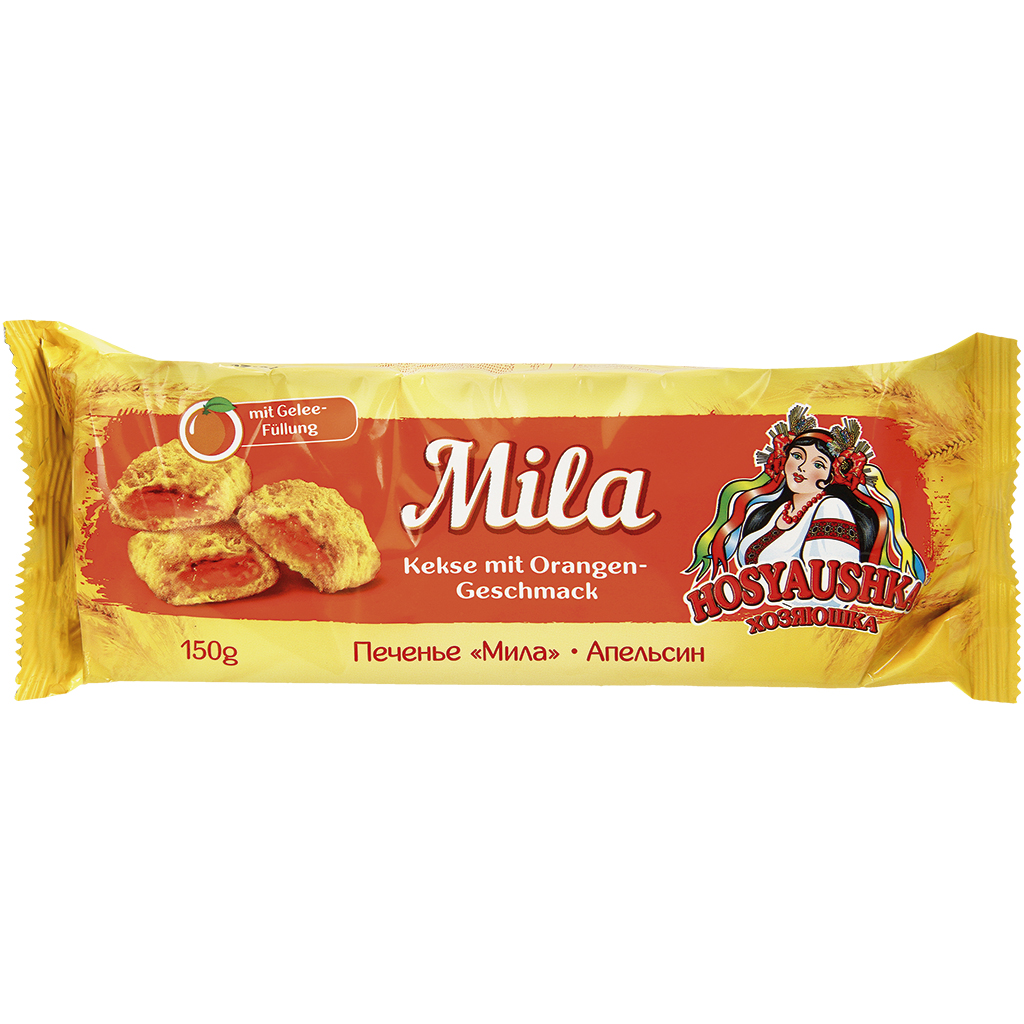 "Hosyaushka" koekjes Mila met gelei-vulling met sinaasappel-