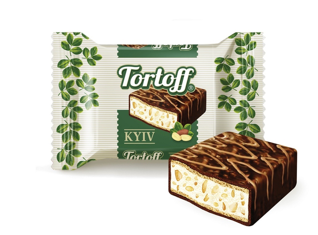 "Tortoff Kyiv" Wafelsnede met pinda-crèmevulling (64%)