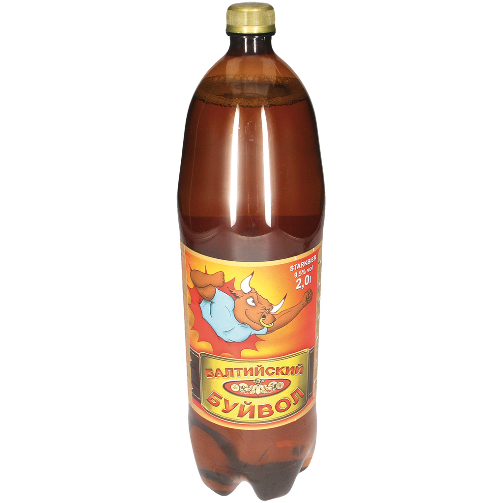 Пиво "Балтийский буйвол" крепкое