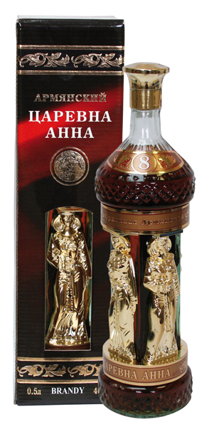 Армянский коньяк "Царевна Анна" 8 лет выдержки 40% алк.