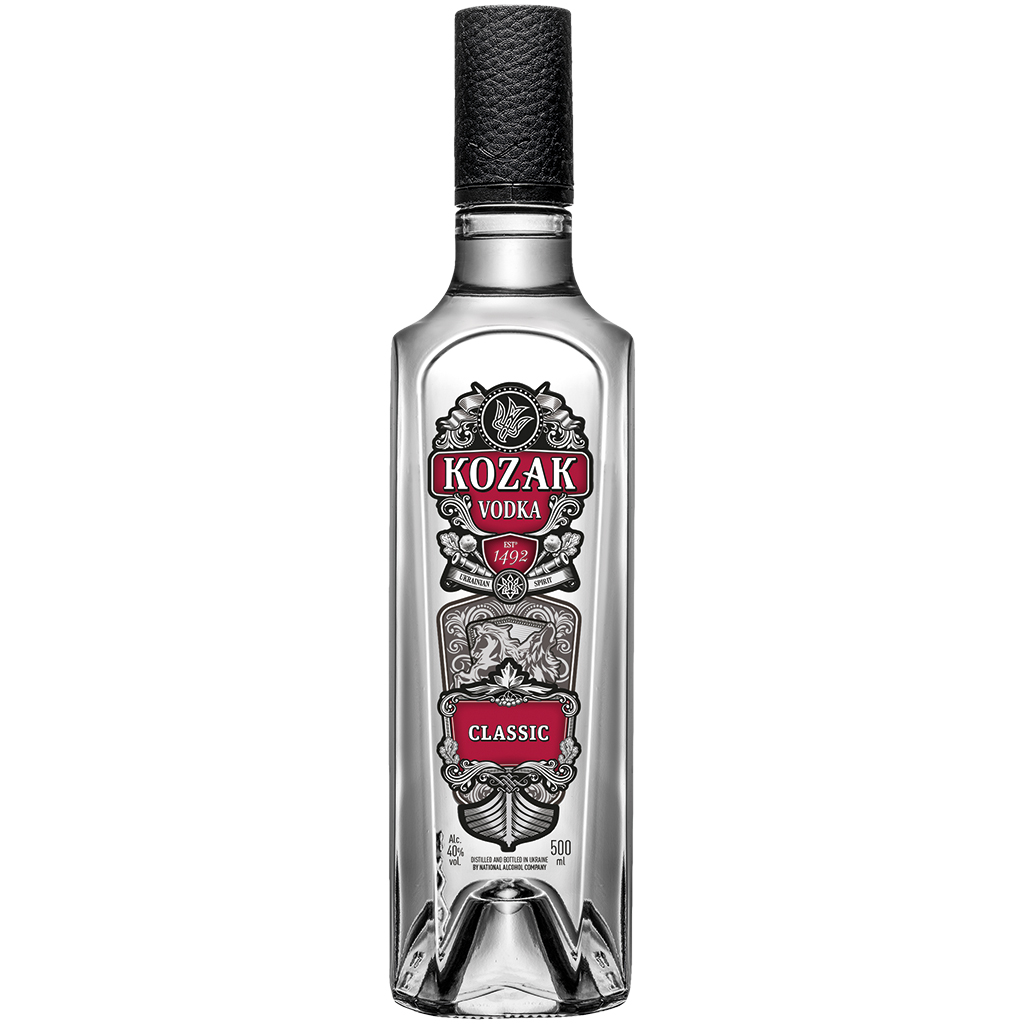 wodka "Kozak", 40% vol.