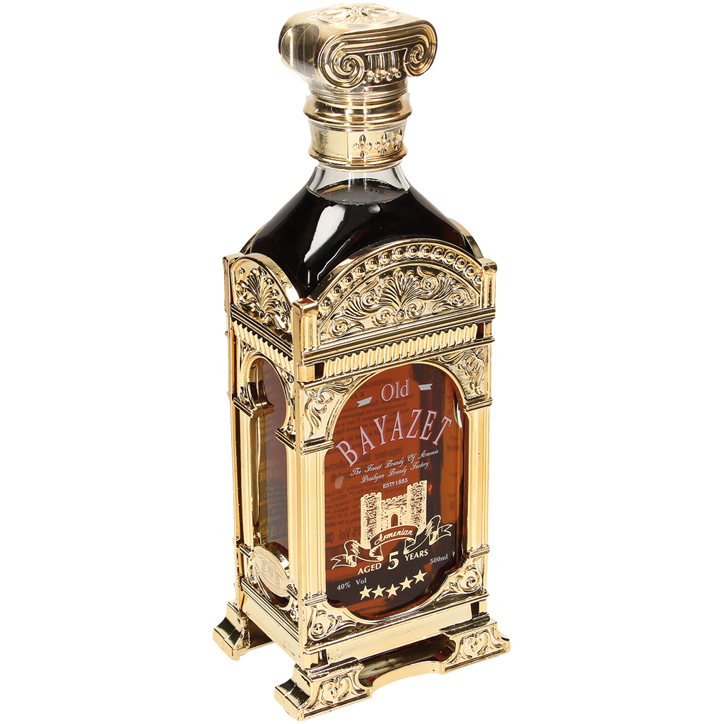 Armeense brandy "OLD BAYAZET" 5 jaar, 40% vol.