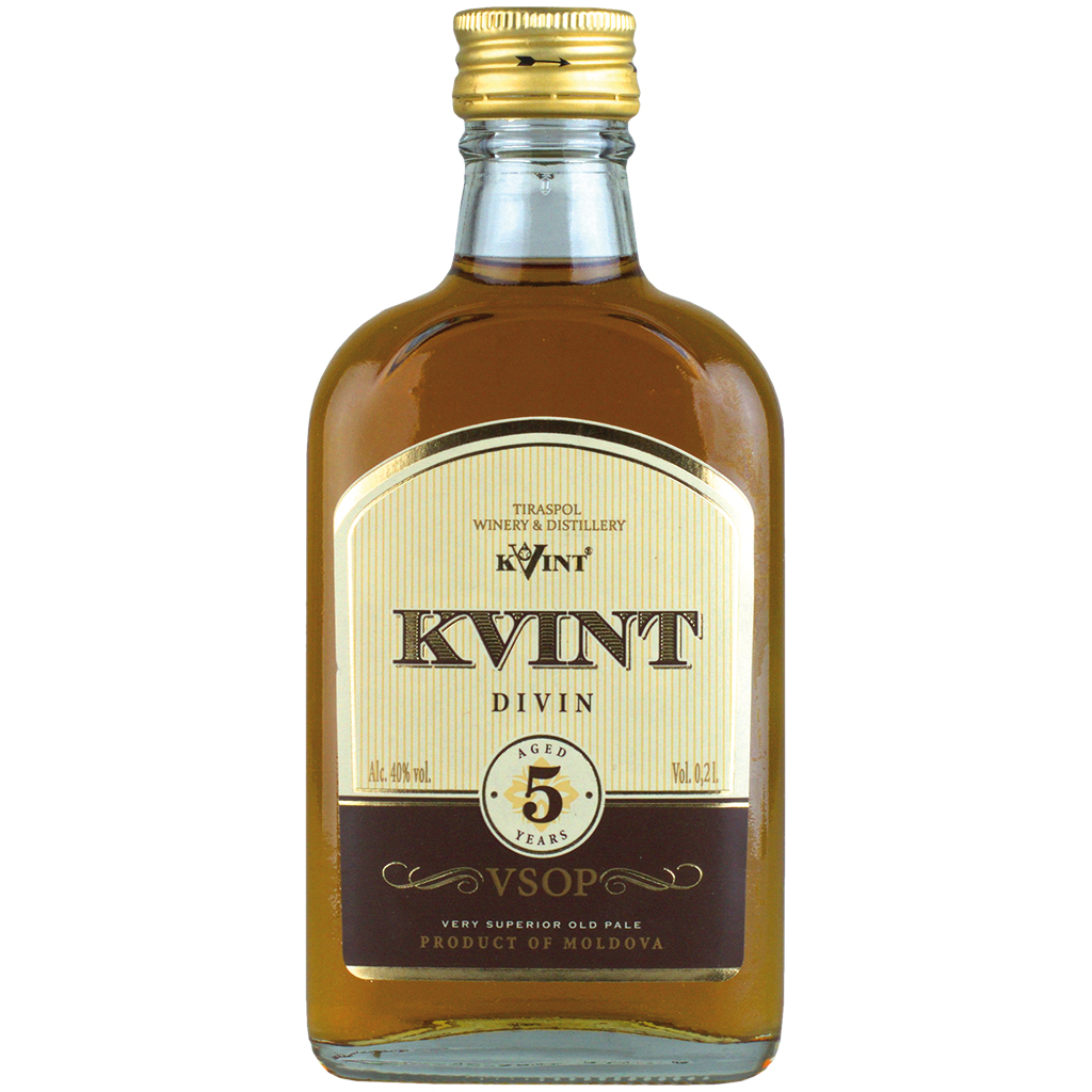 Wijnbrand (Brandy) "Kvint" / 5 jaar, 40% vol.