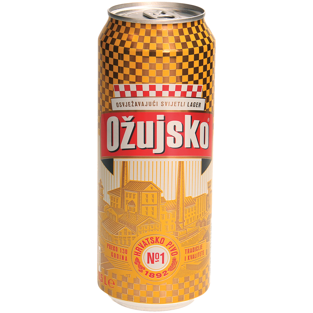 Пиво светлое "Ozujsko" 5,0% алк.