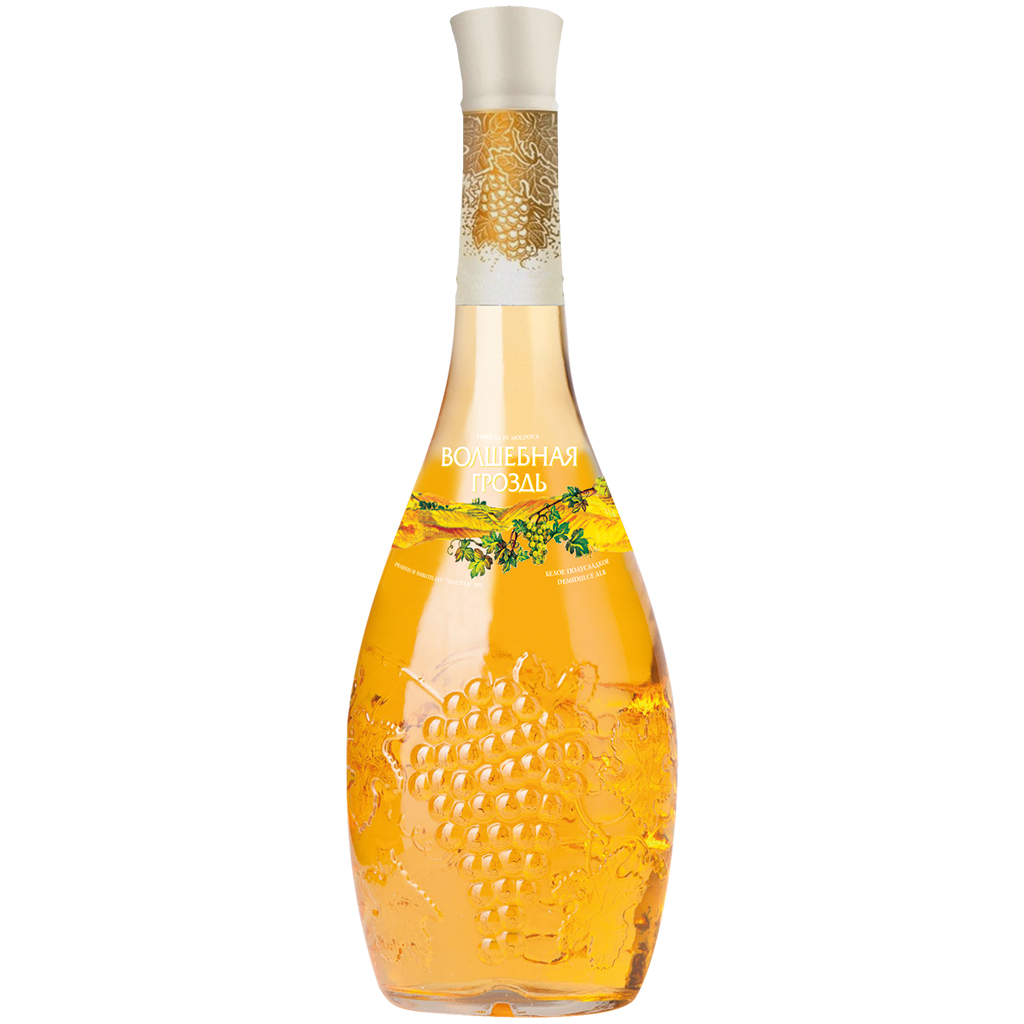 Wolschebnaja Grosdj Белое полусладкое вино из Молдавии, 12%