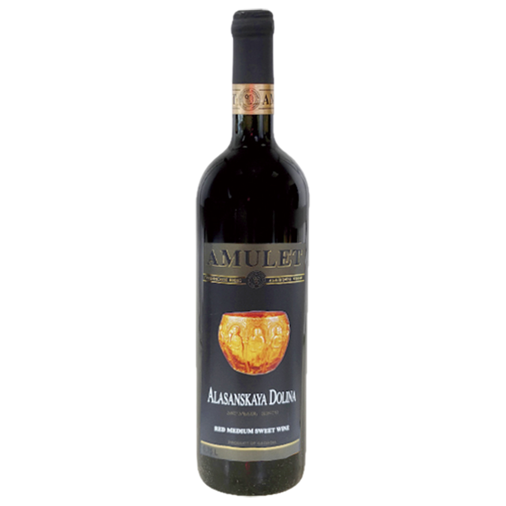 Alasanskaya Dolina Грузинское красное полусладкое вино, 11%