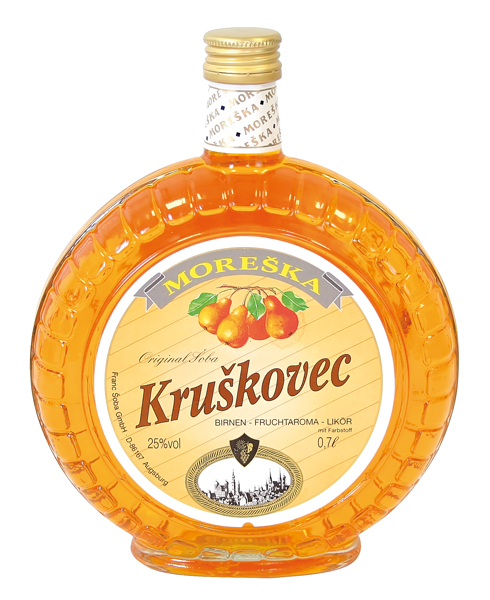 Грушевый ликер с фруктовым ароматом "Kruskovec Moreska" 25%