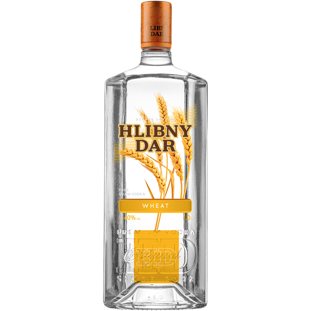 wodka "Hlibny Dar" Wheat 40% vol.