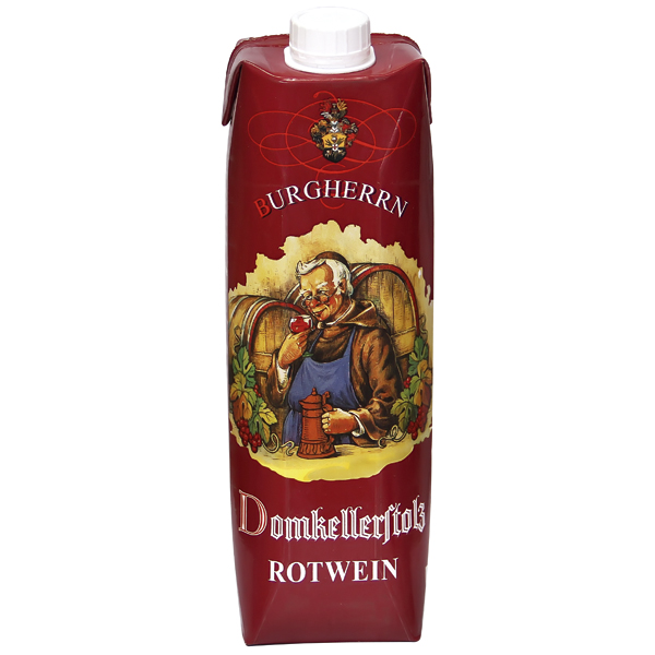 Красное вино "Domkellerstolz" 9,5% алк., полусладкое