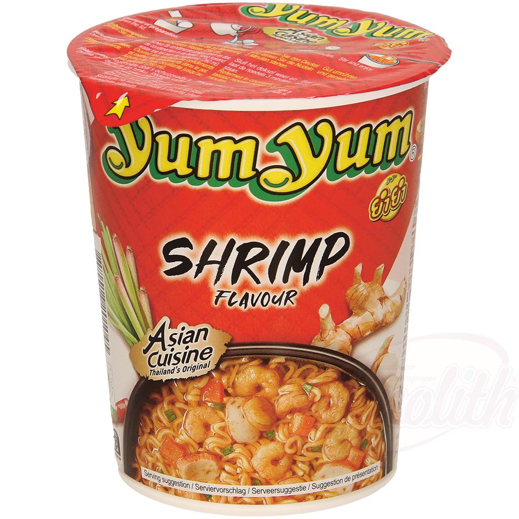 Instant noedels met garnalensmaak