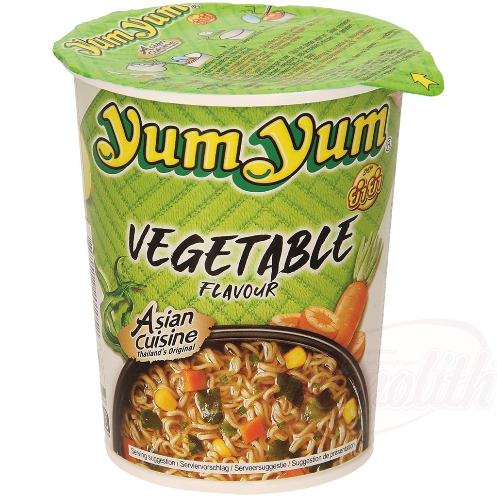 Instant noedels met groentesmaak