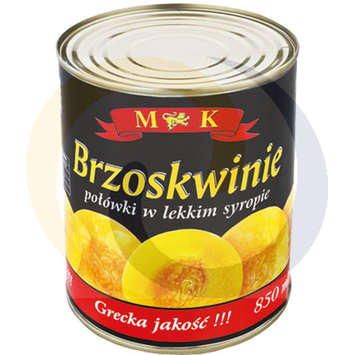 perzikhelften op siroop 820g m&k