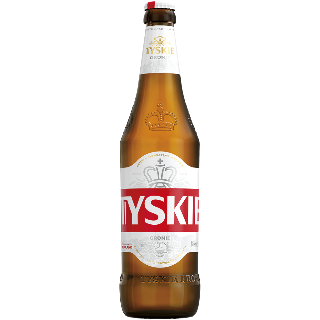 Пиво "Tyskie Gronie" 5,2% алк.